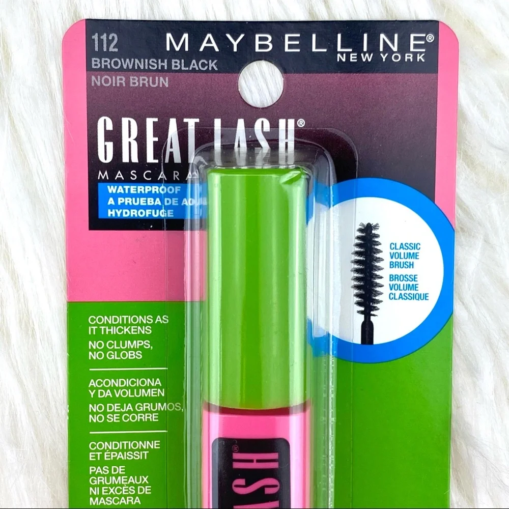 Maybelline Great Lash Waterproof Mascara 112 Brownish Black